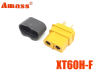 Роз'єм силовий кабельний XT60H-F Amass з ковпачком (female, мама)