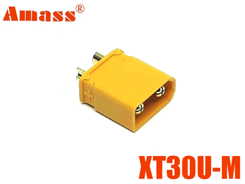 Роз'єм силовий кабельний XT30U-M Amass (male, тато) фото 1