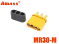 Роз'єм силовий кабельний MR30-M Amass (male, тато)