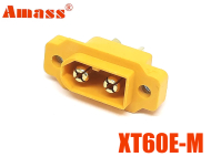 Роз'єм силовий панельний XT60E-M Amass (male, тато)